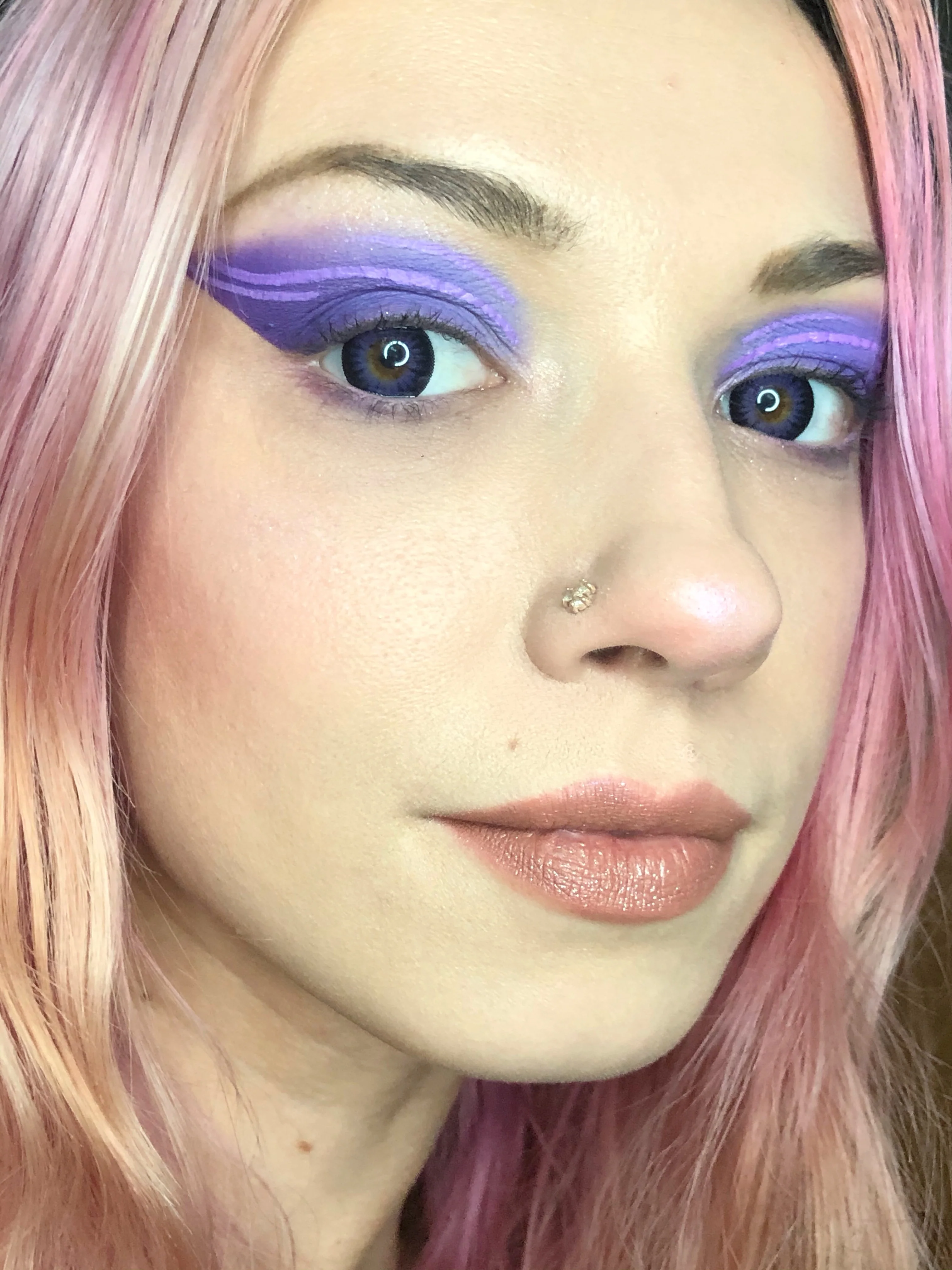 2 Tone Violet Contacts - Image 6