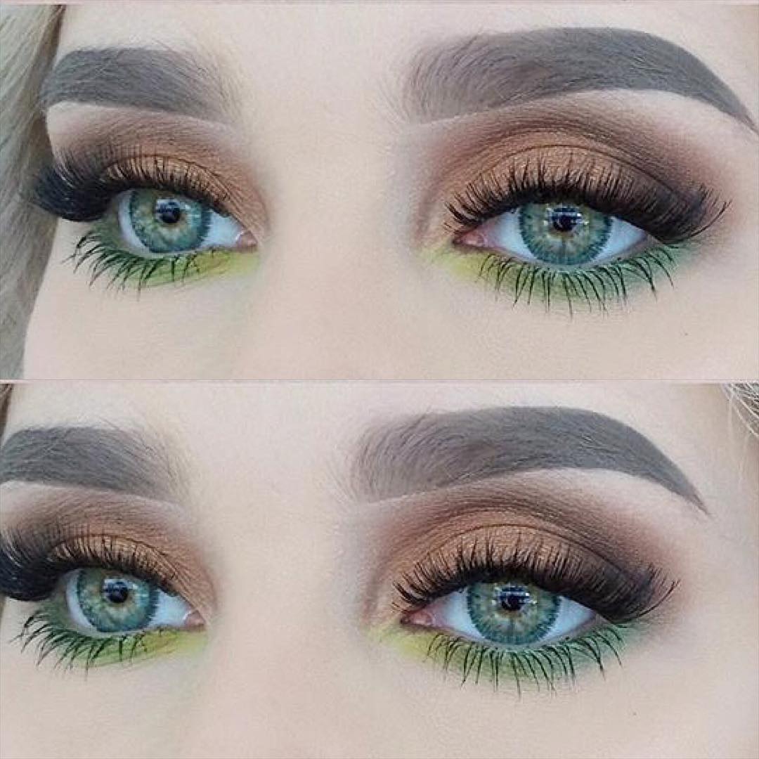 4 Tone Green Colored Contacts - Image 4