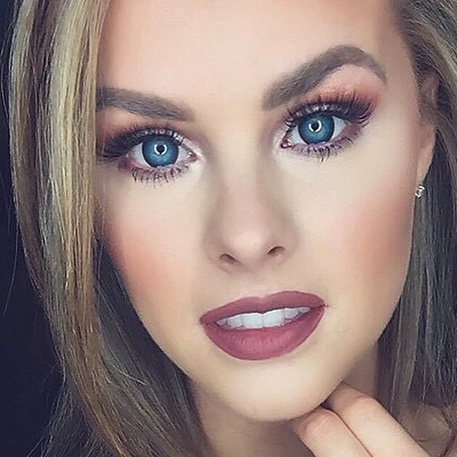 Natsumi Blue Colored Contacts - Image 16