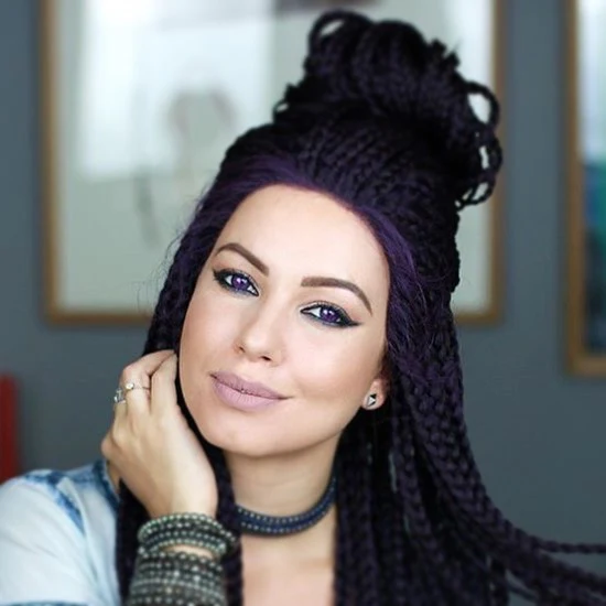 Natsumi Violet Colored Contacts - Image 6